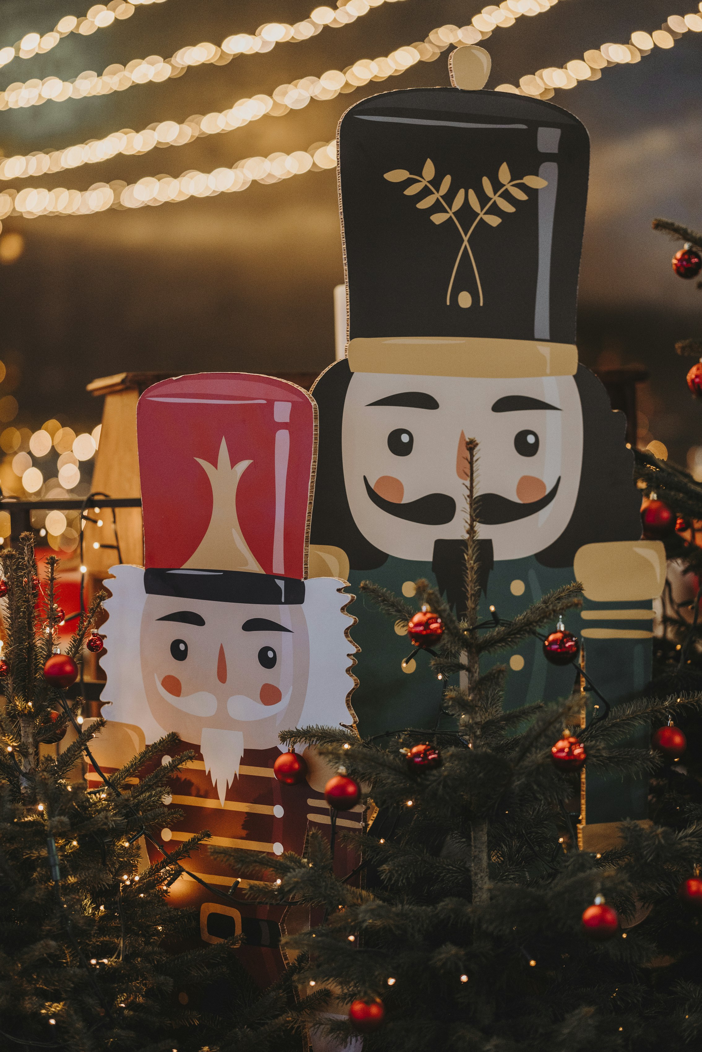 Nussknacker Weihnachtsdekoration im KKL Luzern