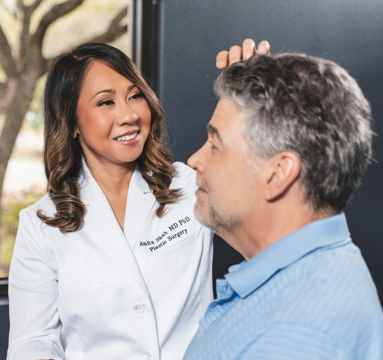 Dr. Shah injecting Botox in San Antonio, TX