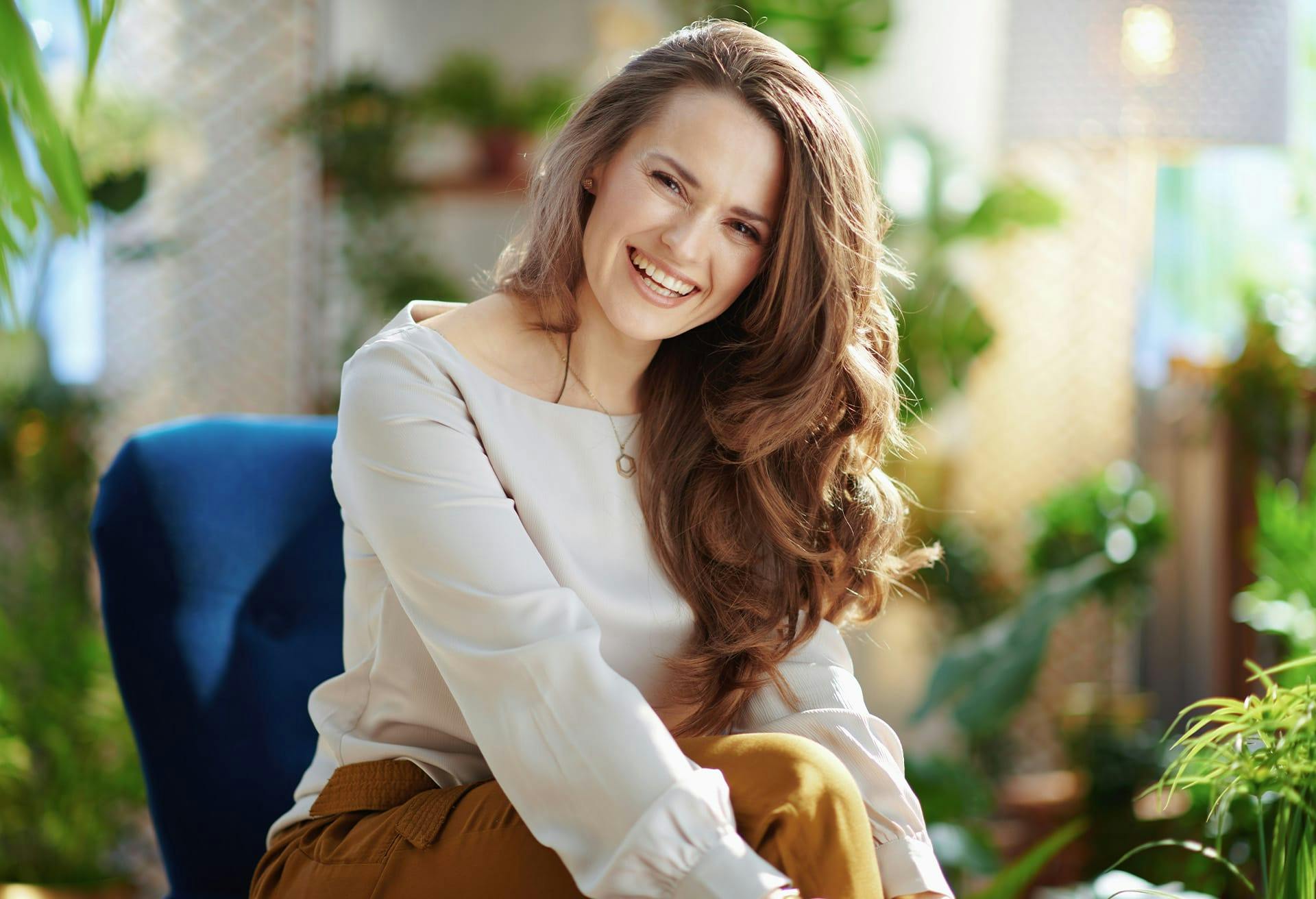 Woman Smiling