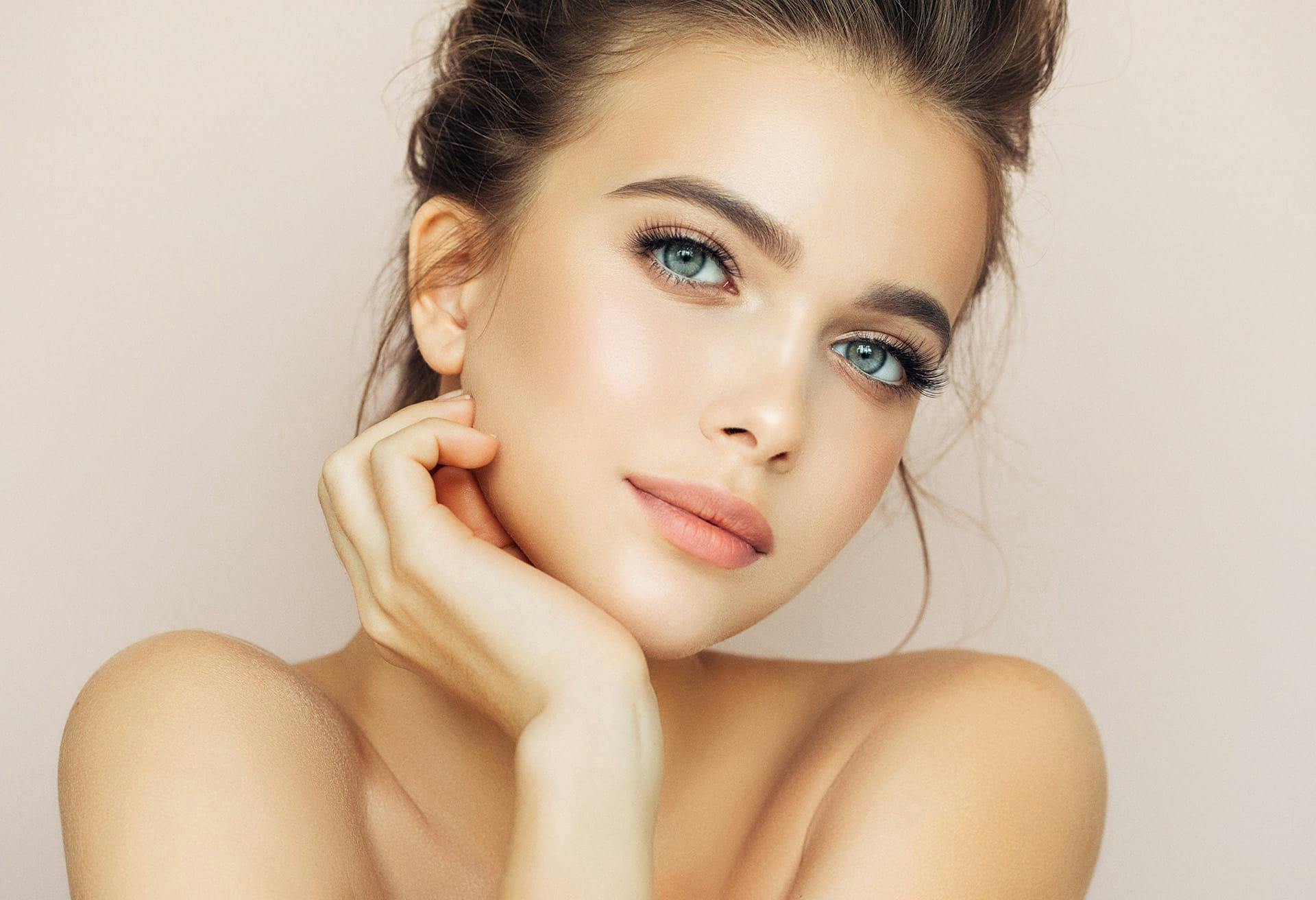 Woman with Clear Skin
