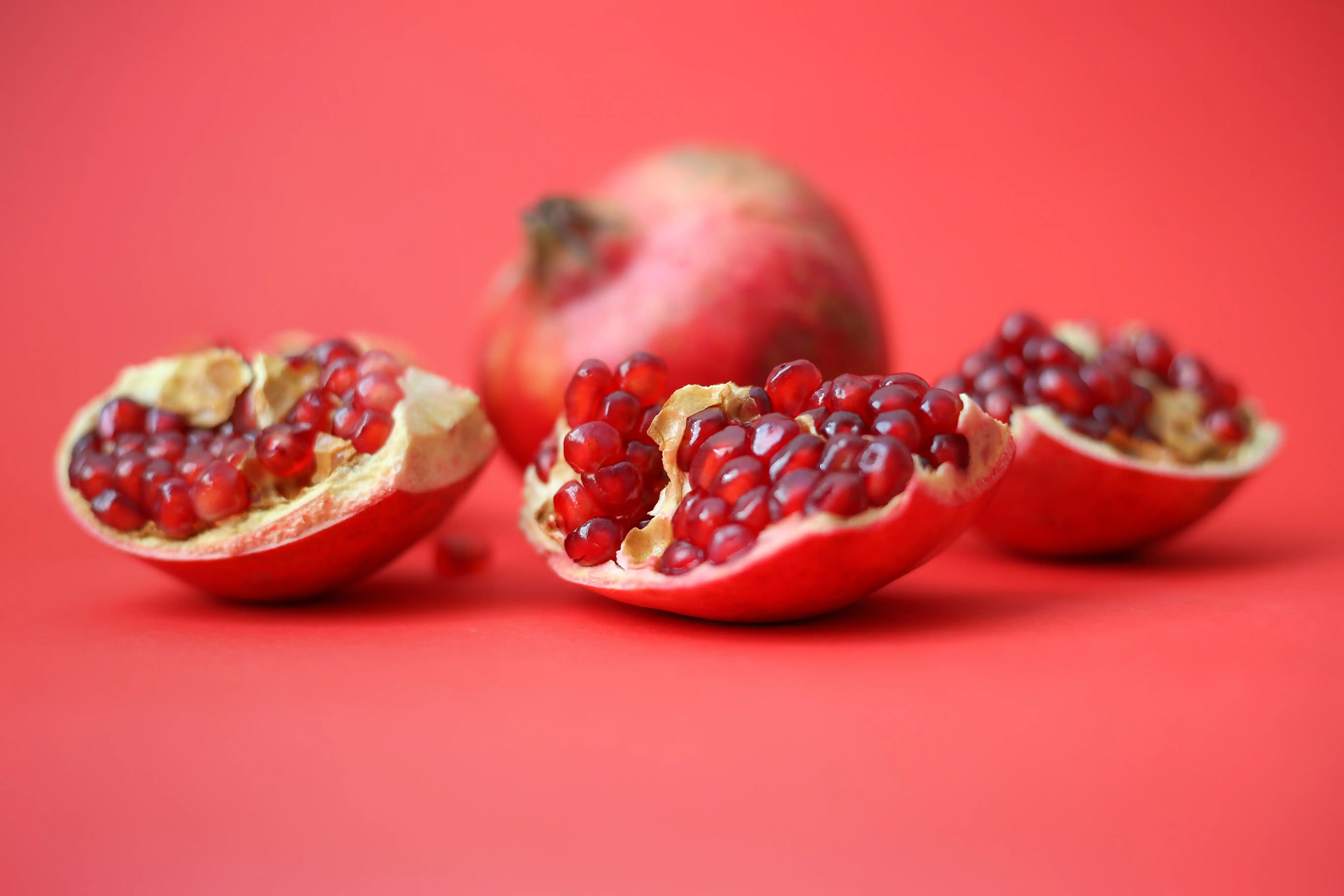 Pomegranate seeds.