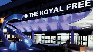 Facade of Lyndhurst Rooms, Royal Free Hospital
