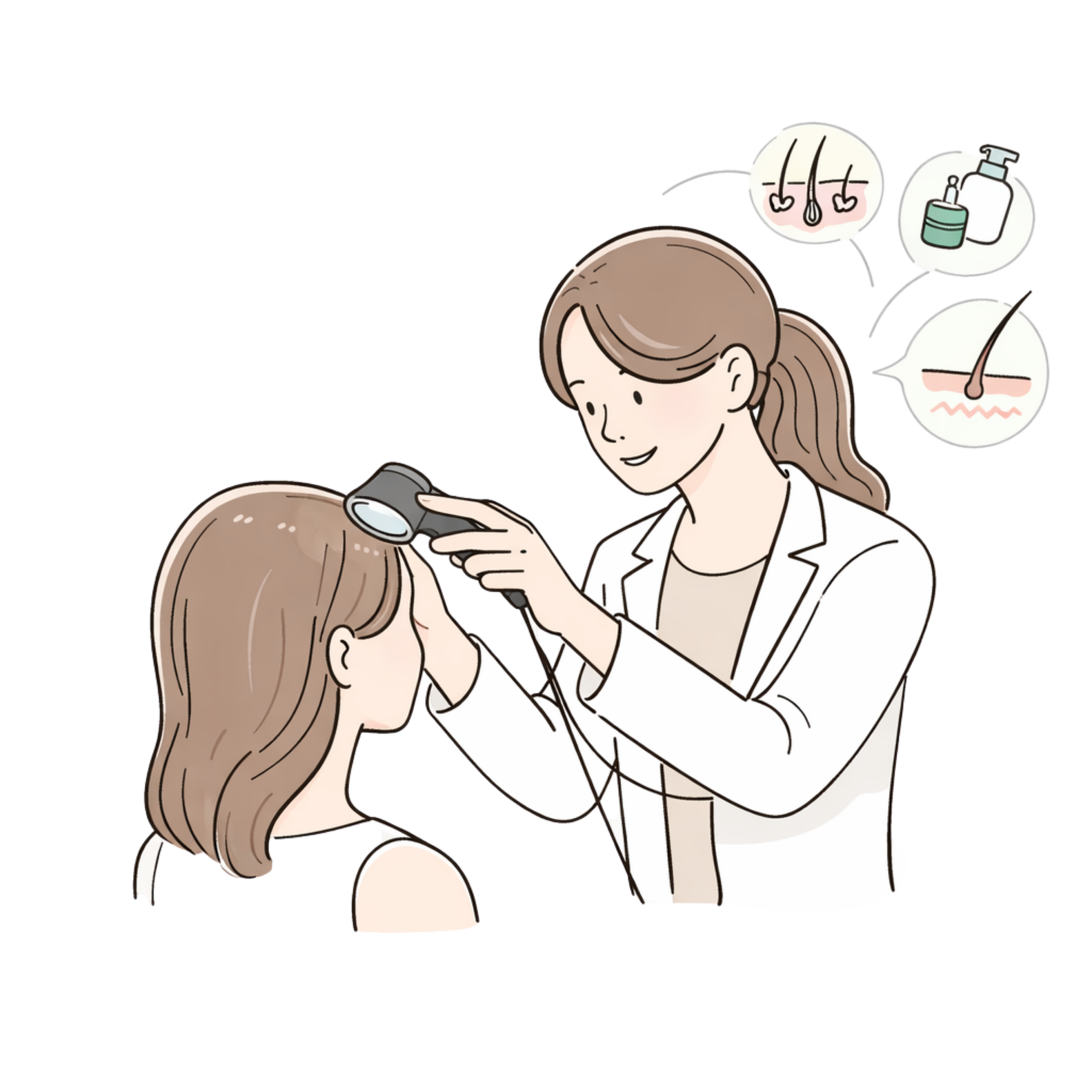 Консультація трихолога + трихоскопія