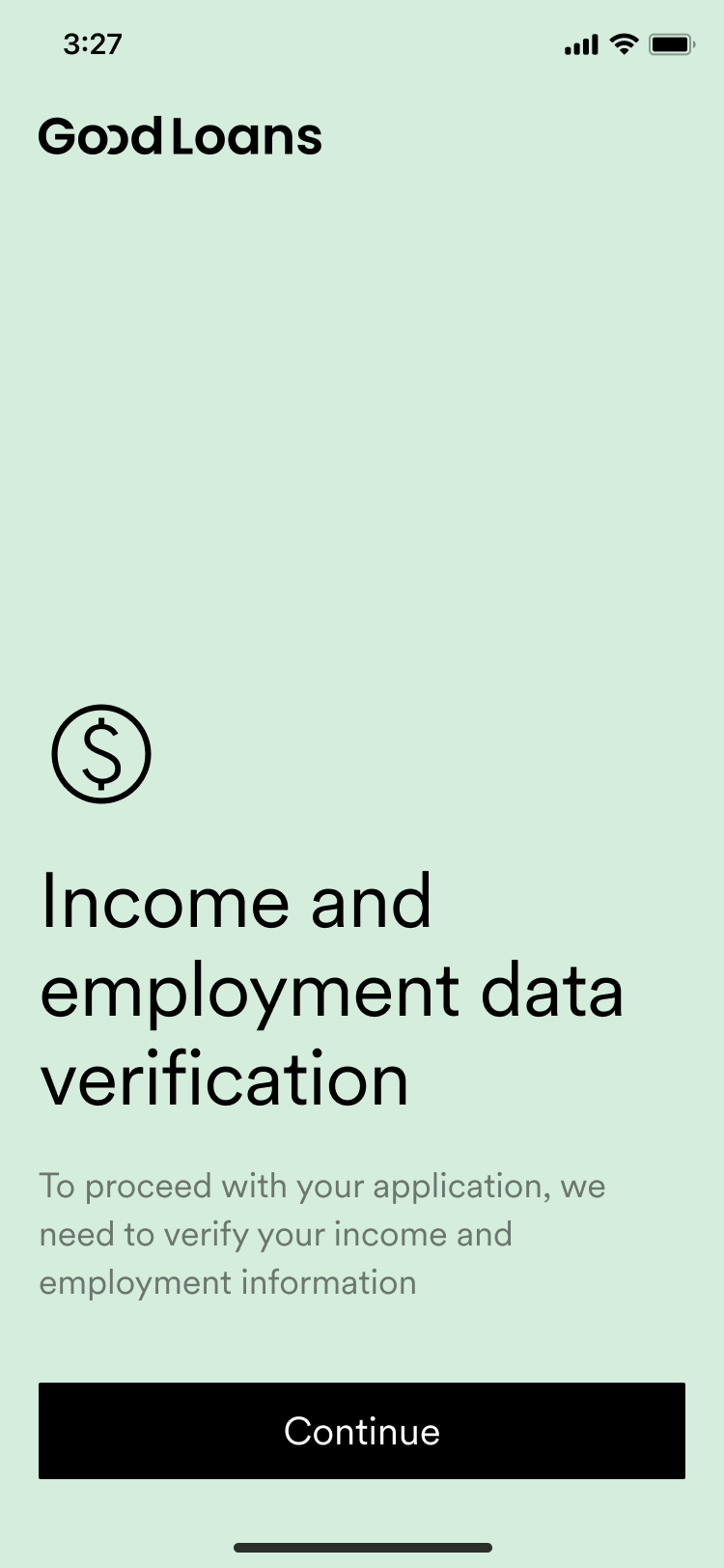 Income and employment data verification
