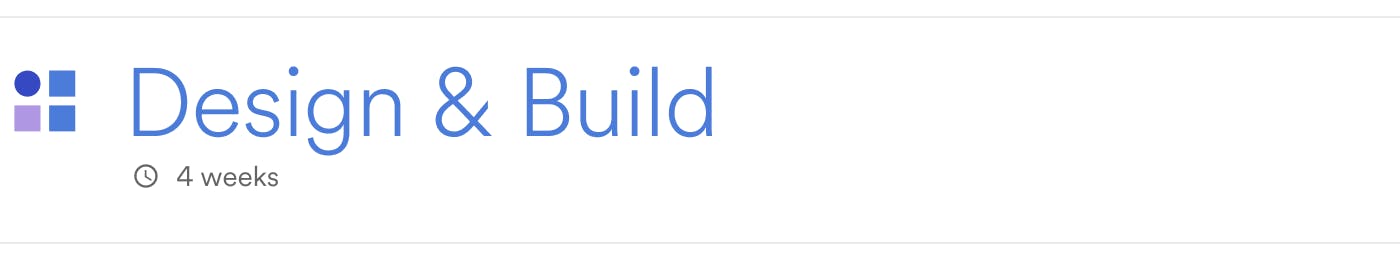 Design and build