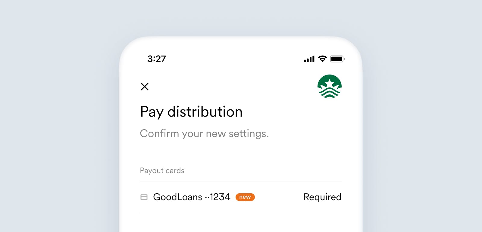 Pay distribution