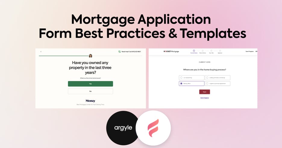 mortgage application form bets practices