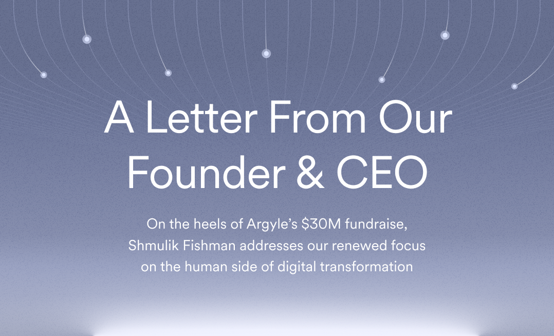 A Letter From Our Founder & CEO