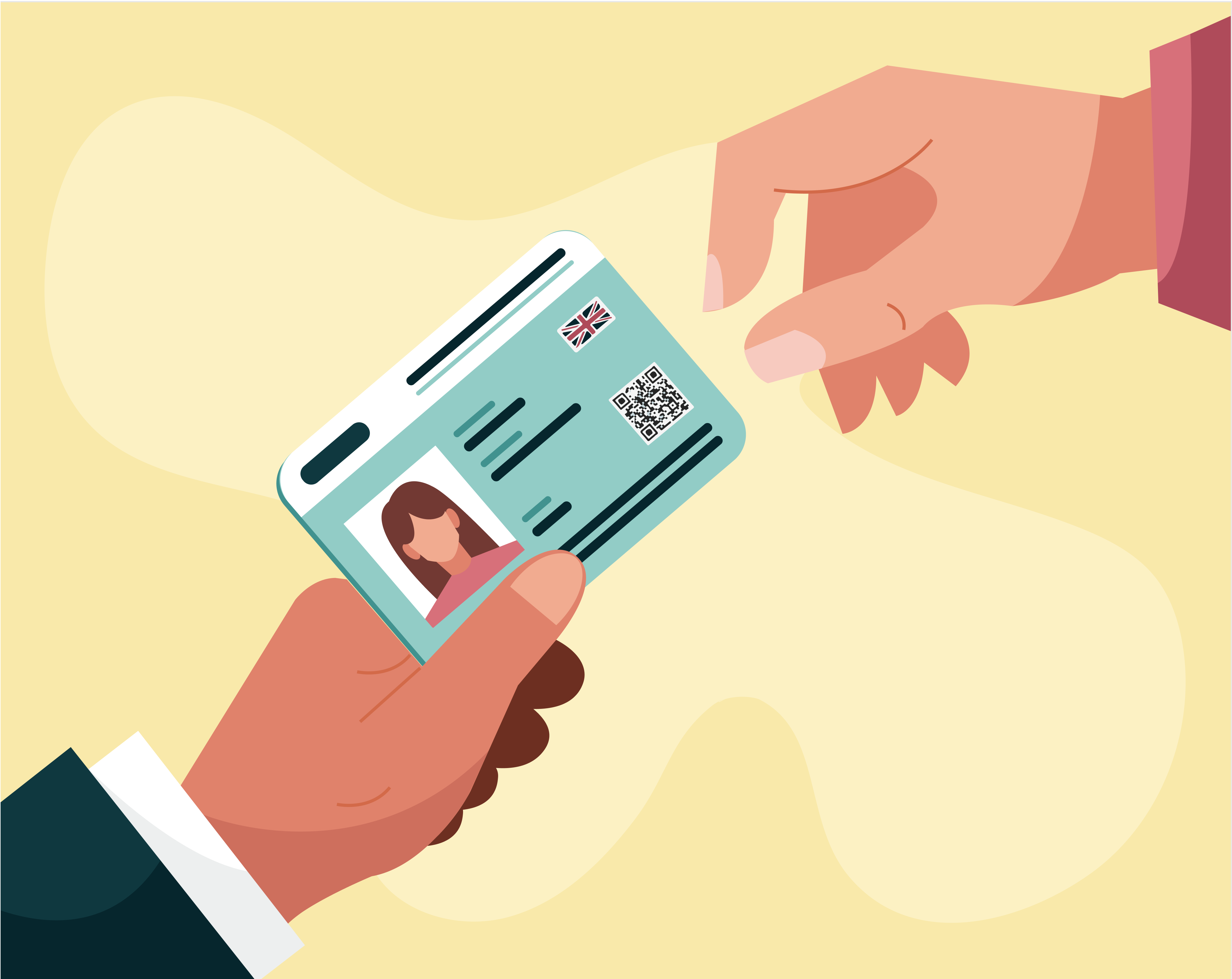 Medical cannabis treatment prescription card with cannabis leaves illustration