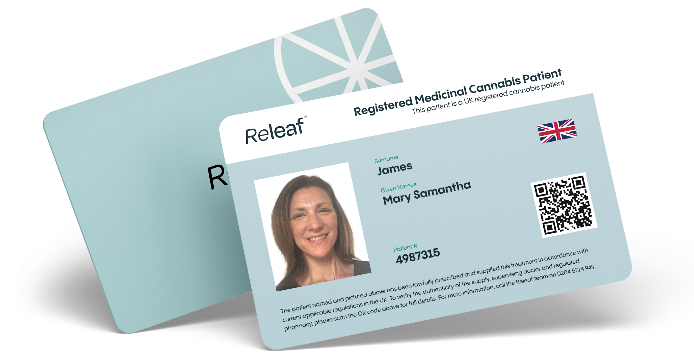 Medical cannabis card for medical cannabis treatment