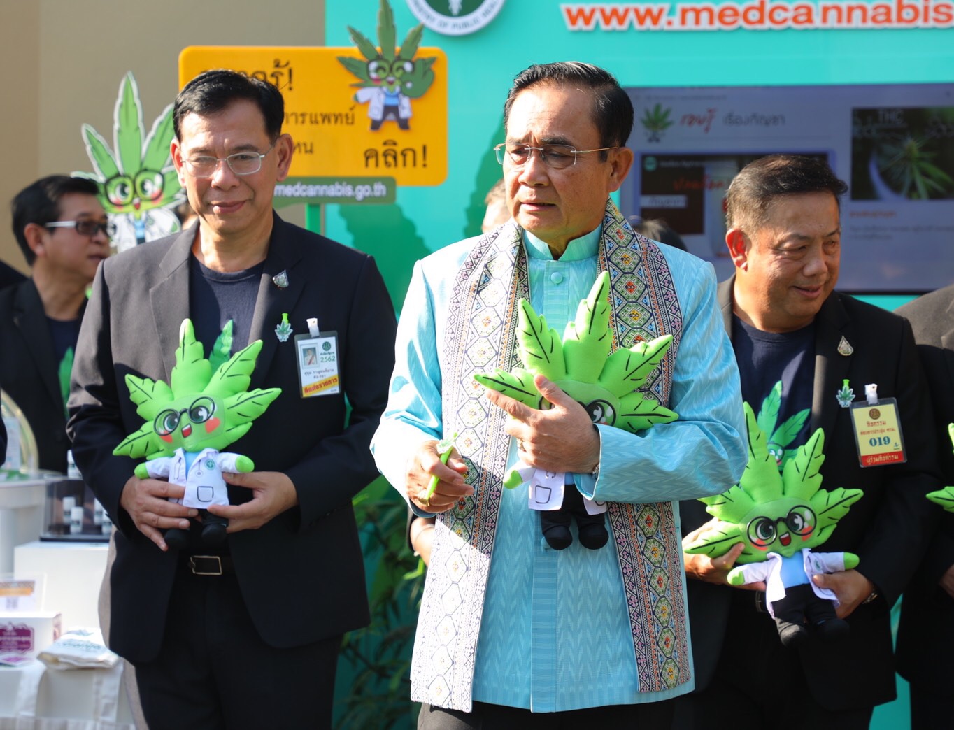 Chan-o-cha was regularly seen promoting cannabis