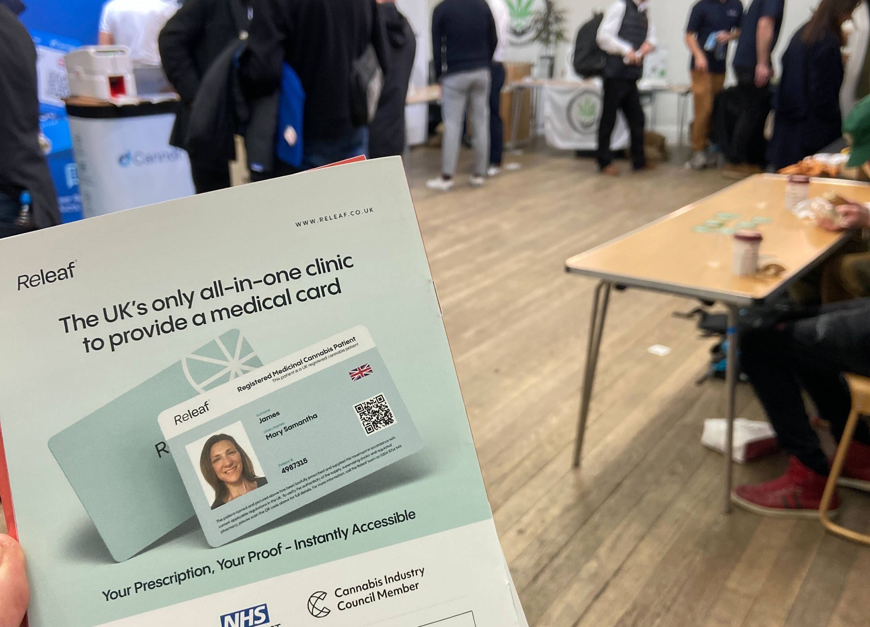 Releaf cannabis clinic at the Patient Conference 2023