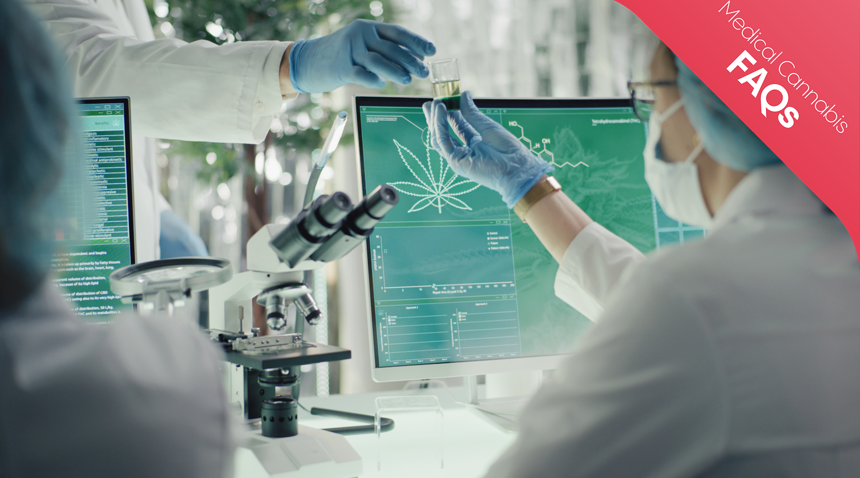 Infographic explaining the uses and benefits of medical cannabis treatment