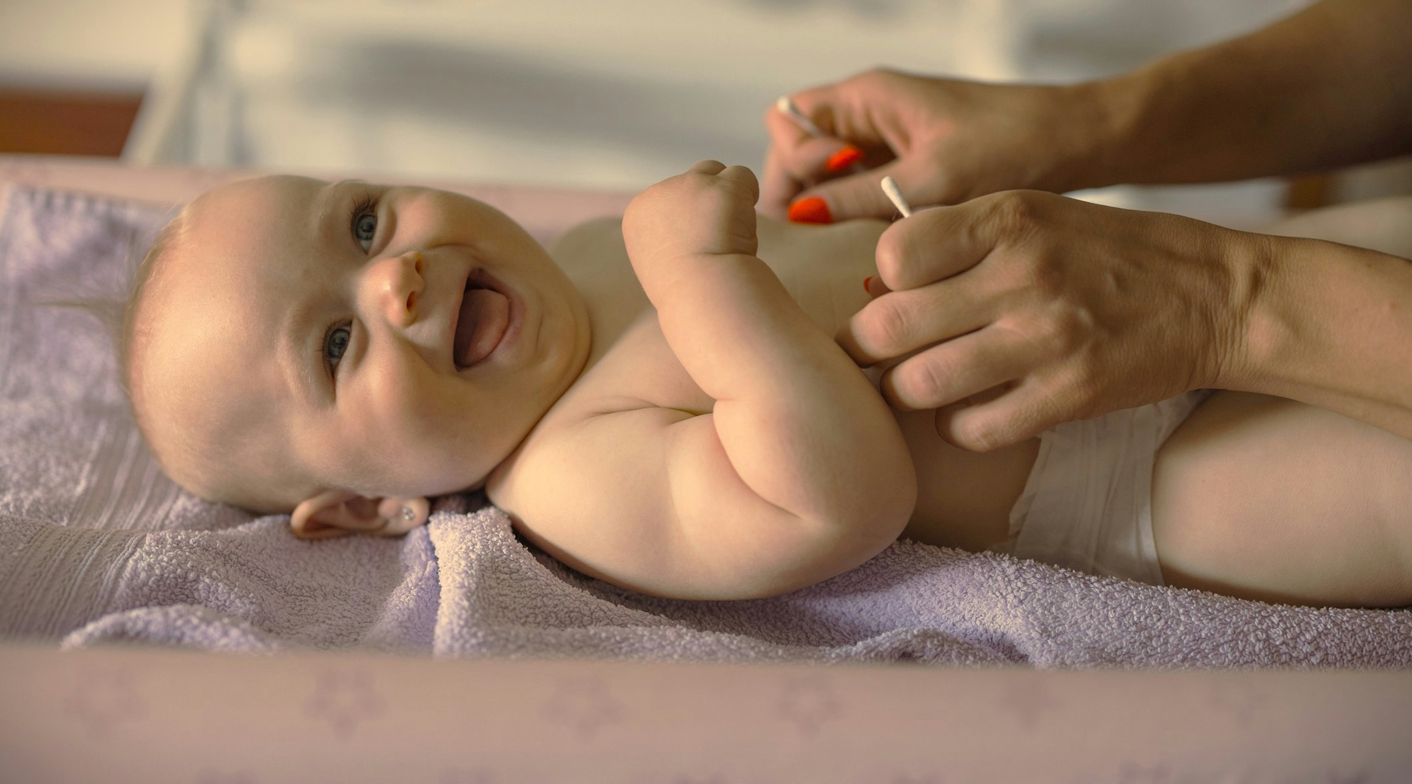 Alt-text: Medical cannabis oil being used for medical cannabis treatment of childhood eczema