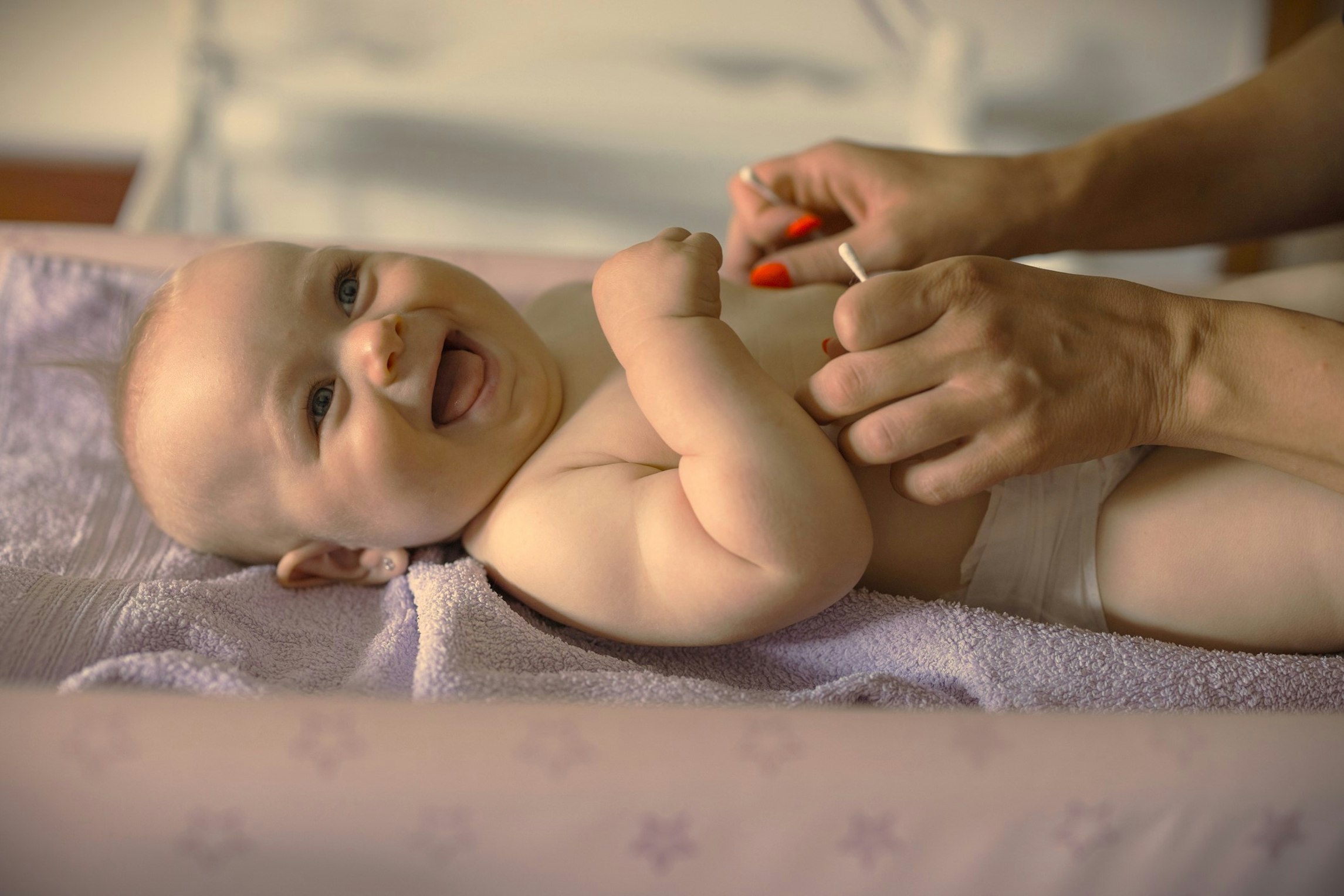 Alt-text: Medical cannabis oil being used for medical cannabis treatment of childhood eczema