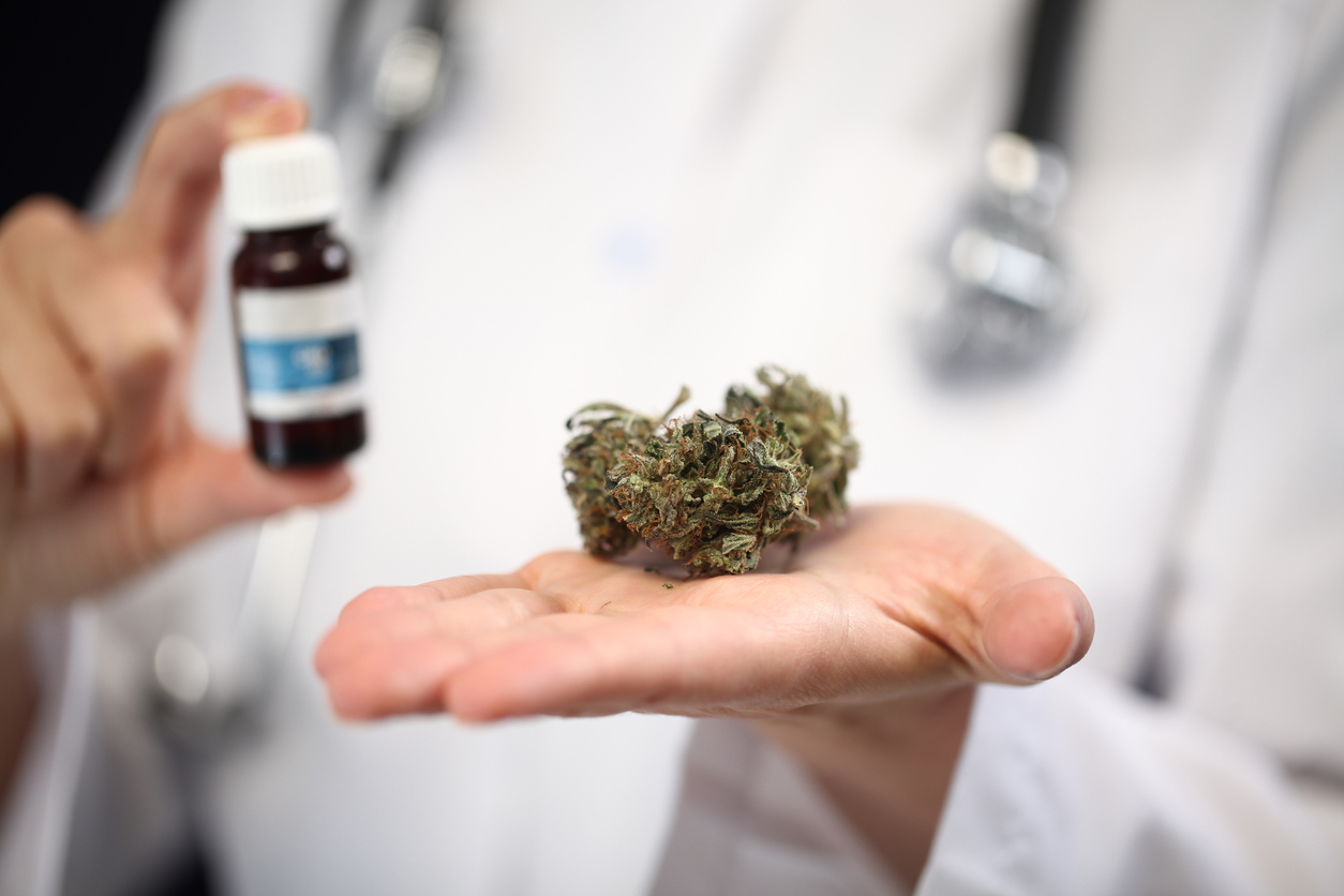 Administering medicinal cannabis for eating disorders