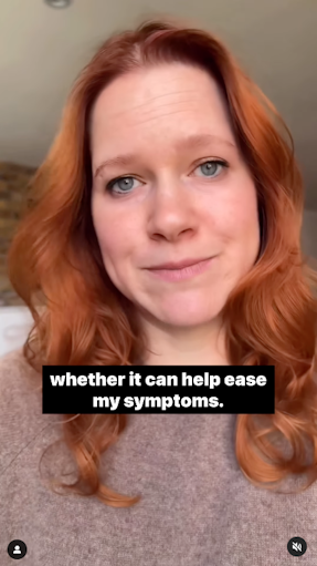 Person filming a video about medical cannabis treatment