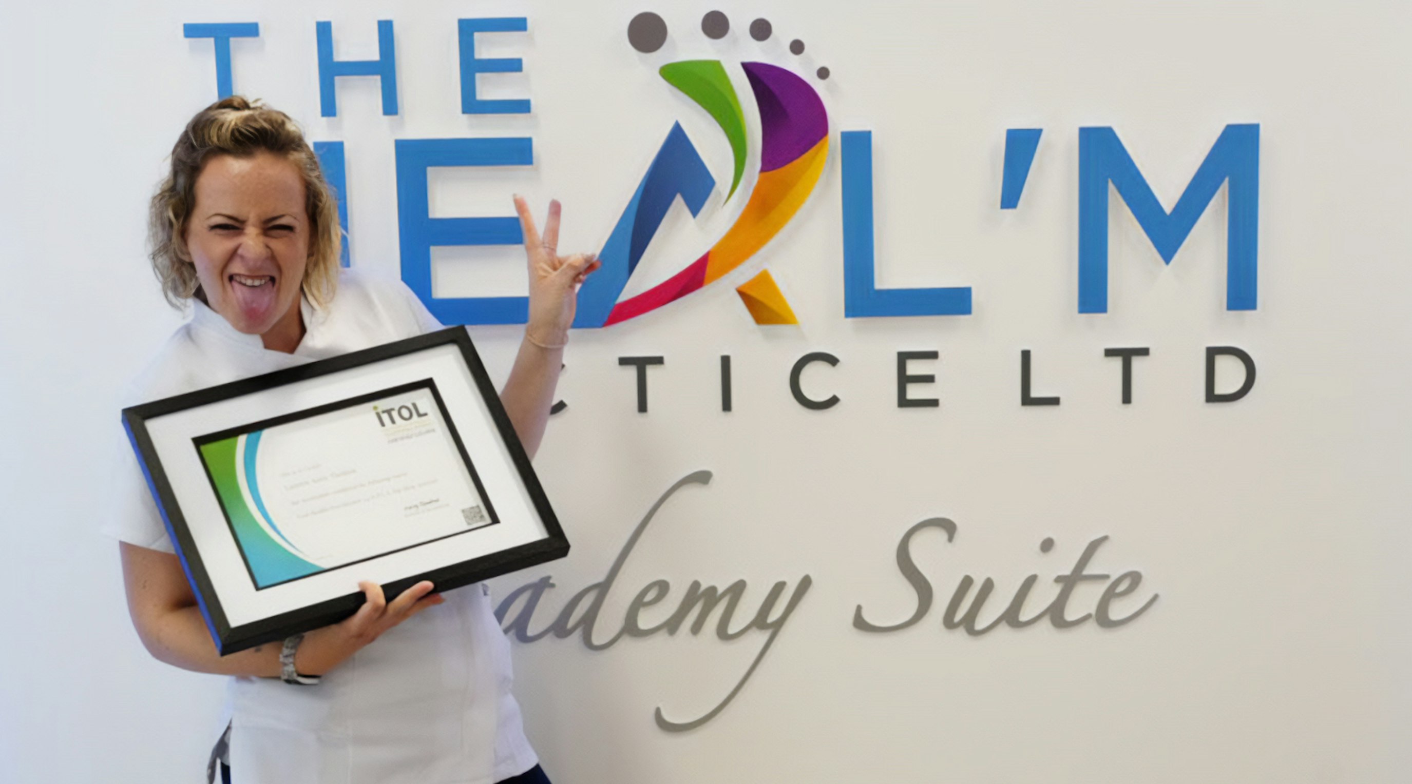 Smiling woman holding jar of medical cannabis for treatment