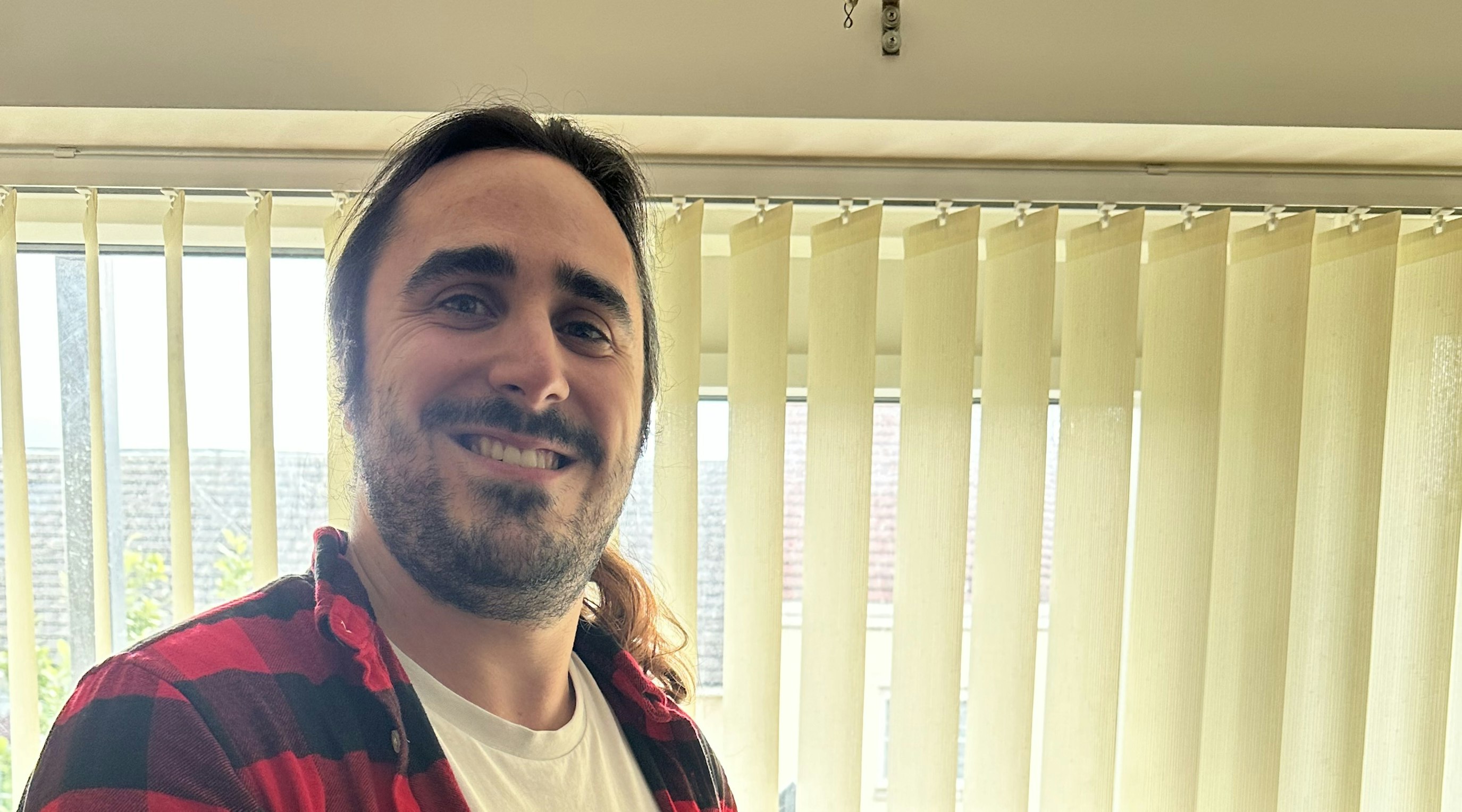 Brandon receiving a starter kit Brandon receiving a starter kit