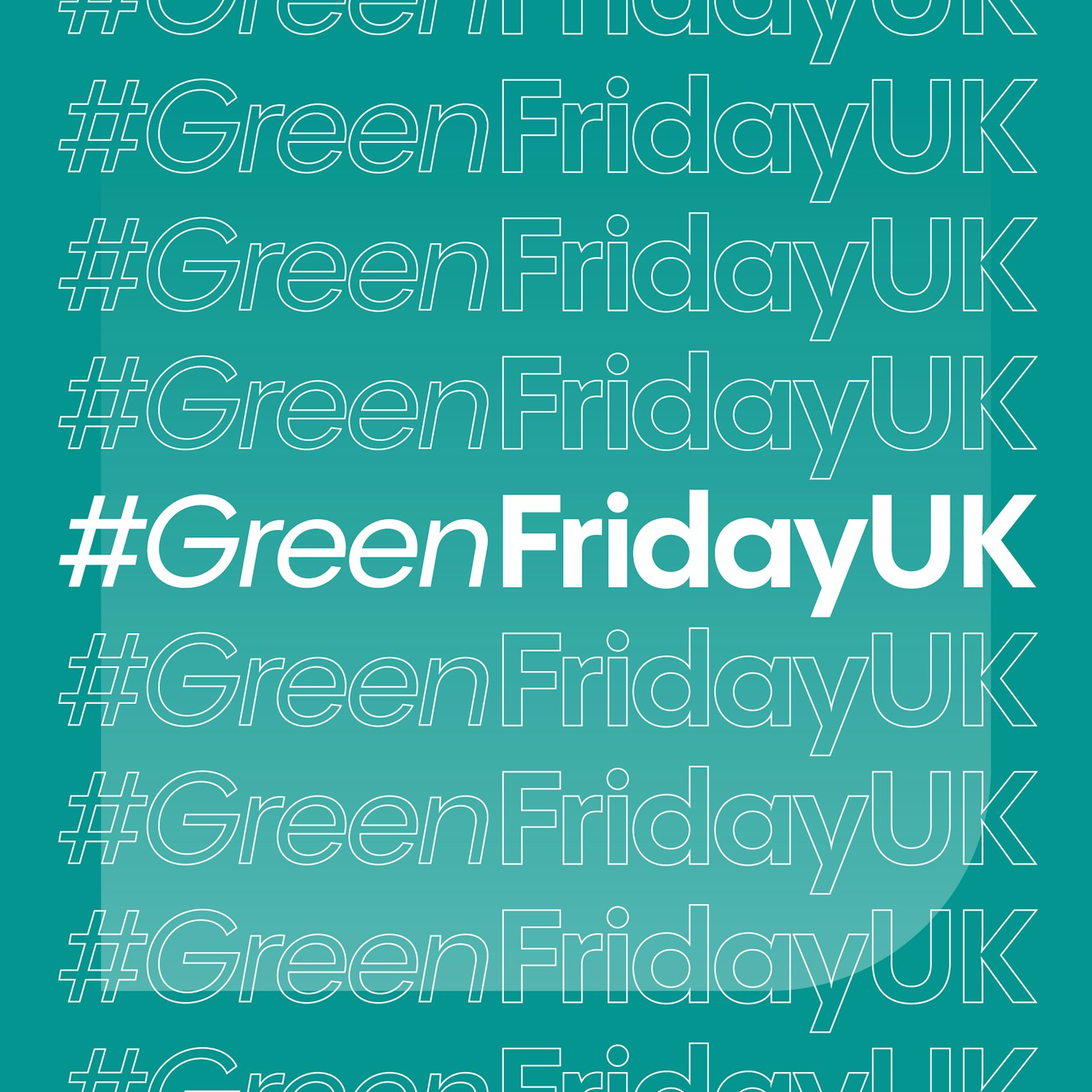 Green Friday Hashtag X