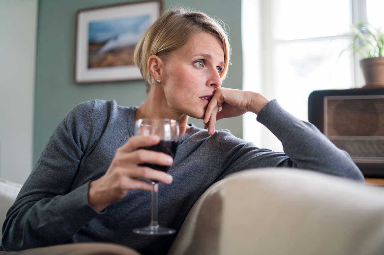 Woman with Wine Glass