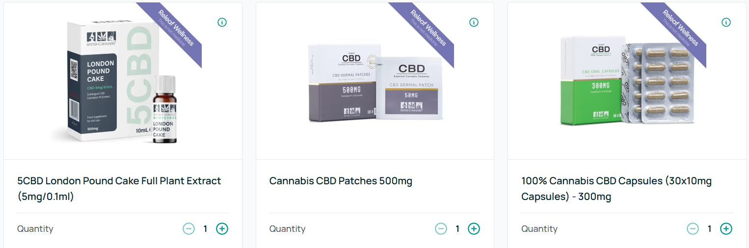 Releaf CBD Store - A UK CBD shop designed for clarity, not confusion