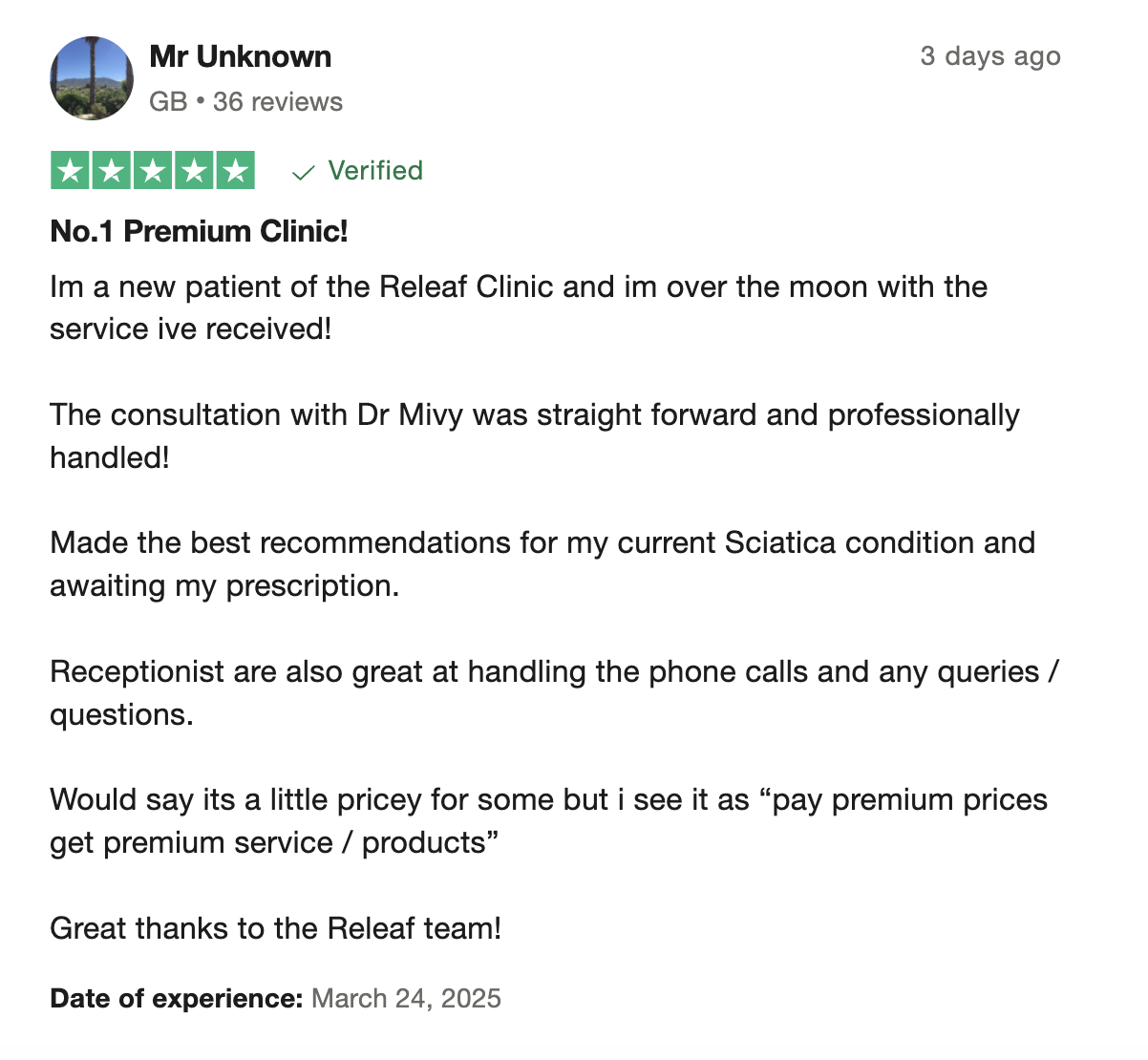 The UK’s most trusted medical cannabis clinic.