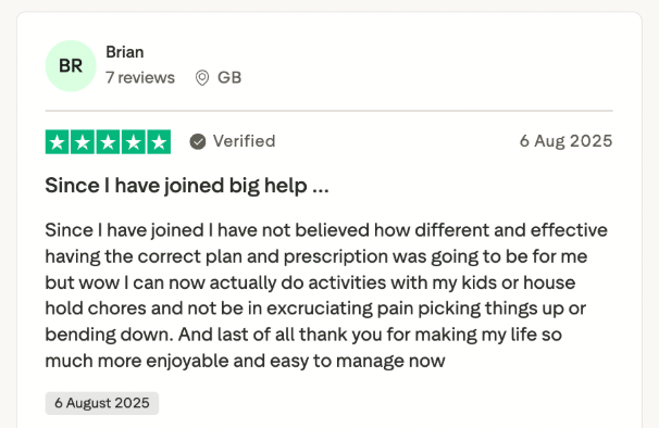 Releaf trustpilot review