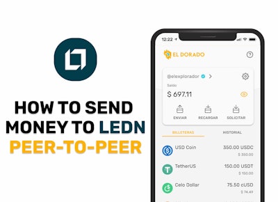 How to send money to Ledn peer to peer | El Dorado.io