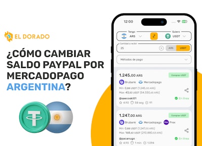 Cómo Pasar Saldo en PayPal a MercadoPago Argentina con El Dorado P2P