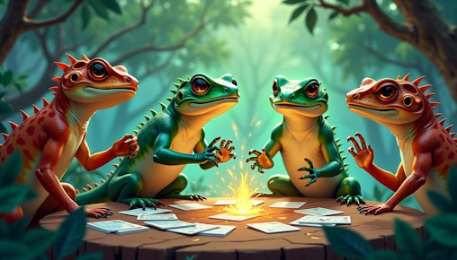 Buffing Lizard Cult: Card Draw During Birdsong