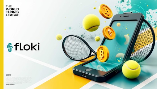 Floki Domina Plataformas de Moedas Virtuais na Liga Mundial de Tênis