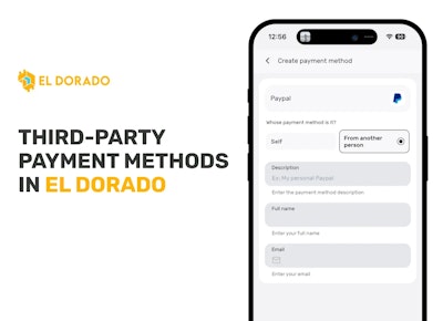 Can I use third-party payment methods on El Dorado P2P?