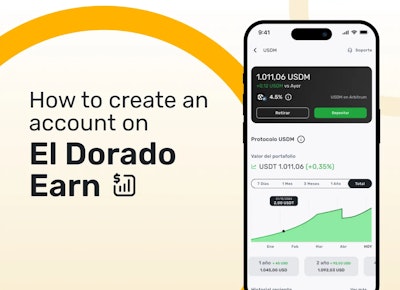 How to open your account in El Dorado Earn and start generating earnings