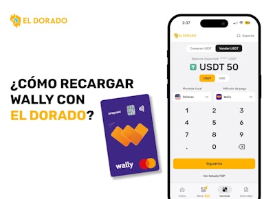 Cómo recargar Wally en Venezuela desde $1 | El Dorado P2P