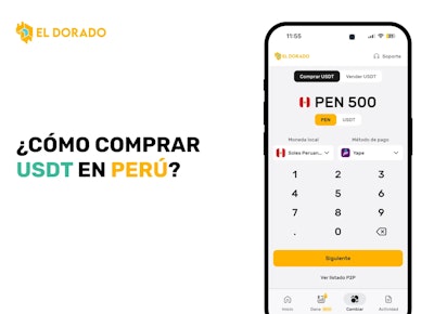 ¿Cómo comprar dólares P2P con Soles peruanos en El Dorado P2P?
