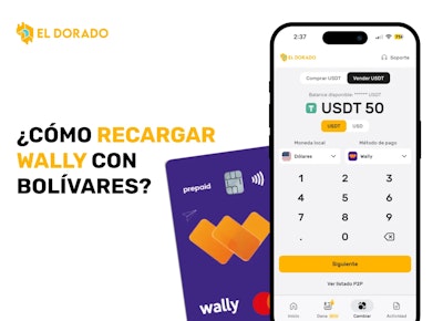 Cómo recargar Wally en Venezuela con bolívares