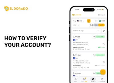 How to Verify Your Account to Use El Dorado P2P