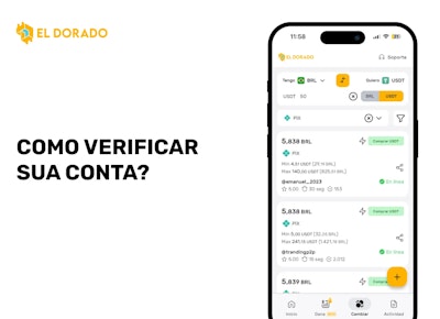 Como verificar sua conta para utilizar a El Dorado P2P