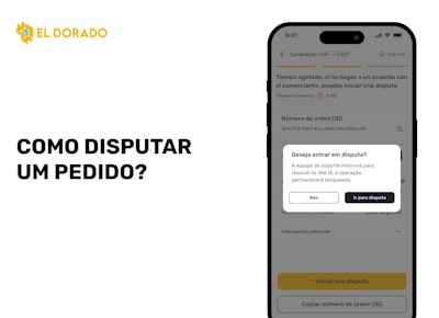 Como Disputar um Pedido na El Dorado P2P?