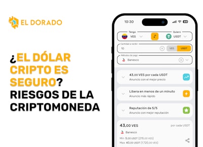 ¿El dólar cripto es seguro? Riesgos de las criptomonedas