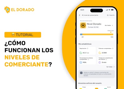 ¿Cómo funcionan los Niveles de Comerciante en El Dorado?
