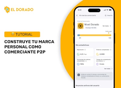 Cómo construir tu marca personal como comerciante P2P confiable
