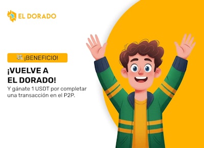 Completa una transacción P2P y recibe 1 USDT