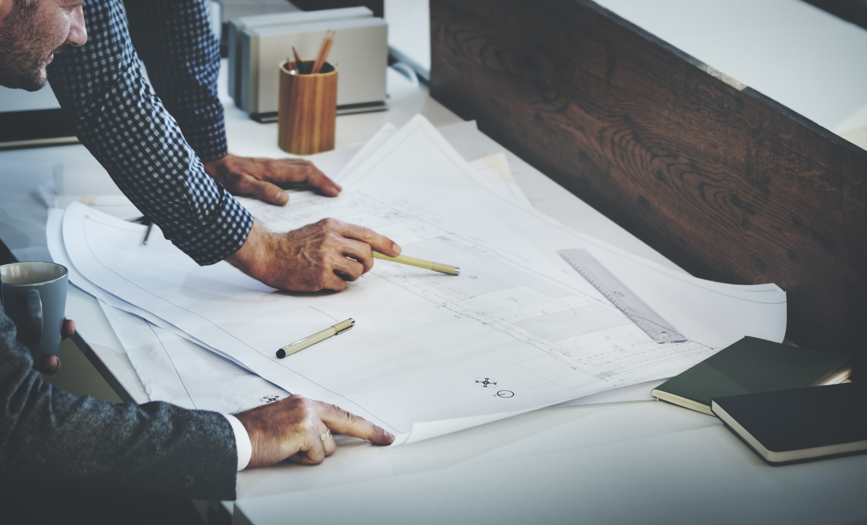 Tourist taking photo of a building