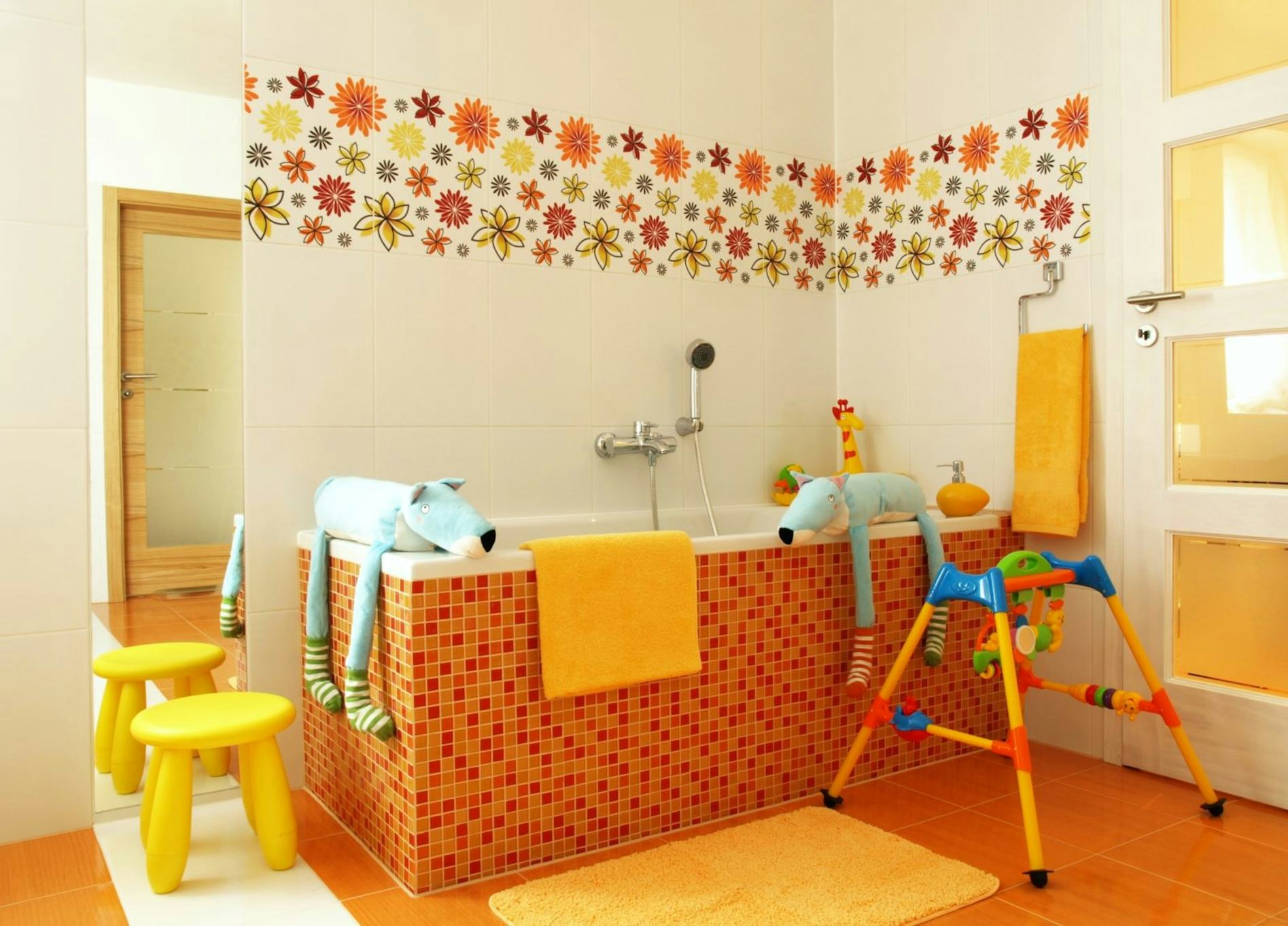 Salle de bains enfant : nos inspirations pour une salle de bains spéciale  enfant - Elle Décoration
