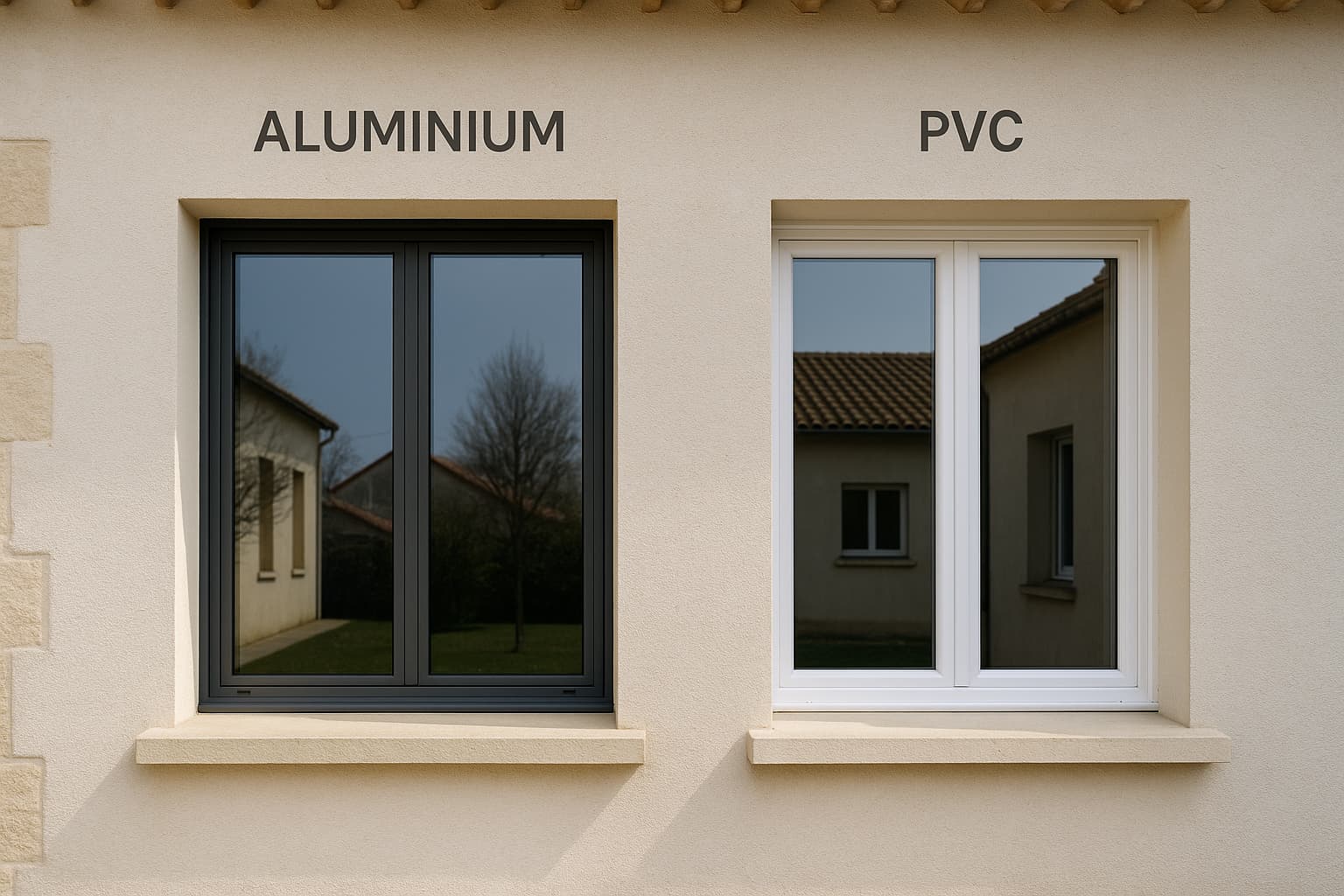 Menuiseries aluminium vs PVC en rénovation : performances thermiques ...