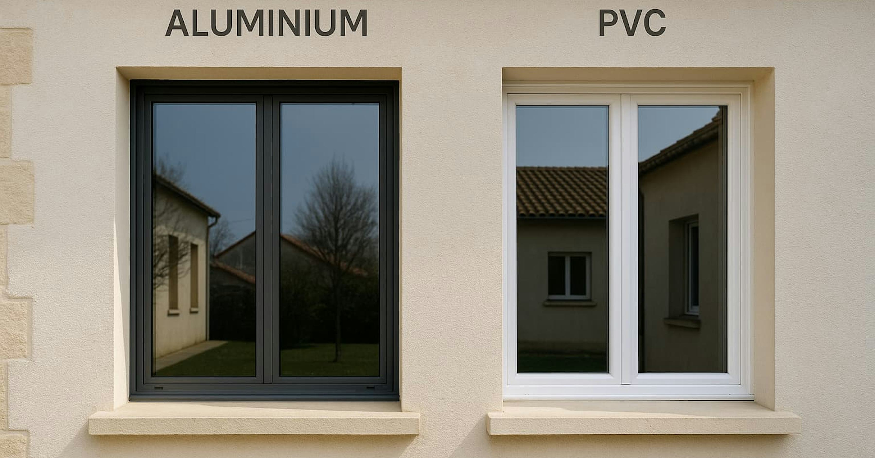 Alu Inium Pvc Menuiseries aluminium vs PVC en rénovation : performances thermiques ...