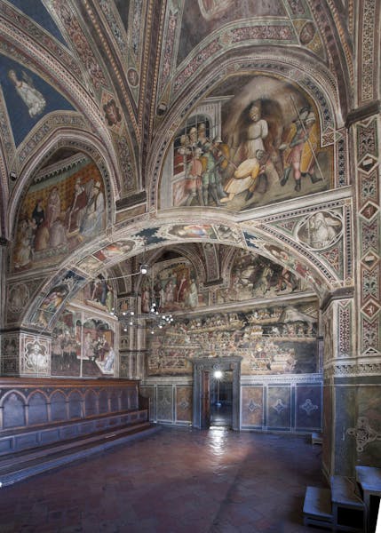 sala di balia con affreschi