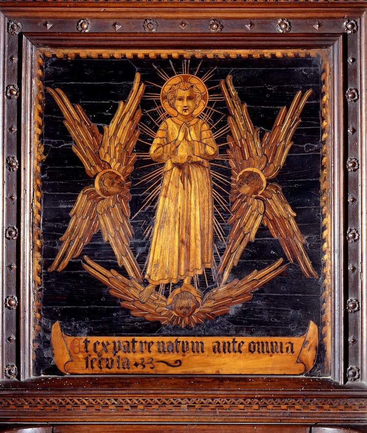 Intarsi cori cappella dei nove
